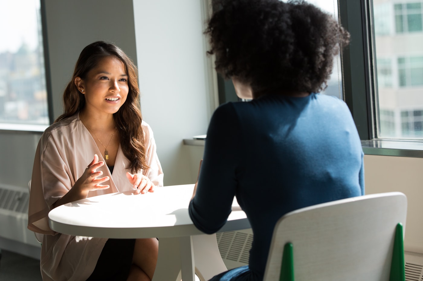 Financial expert reviewing investment strategy